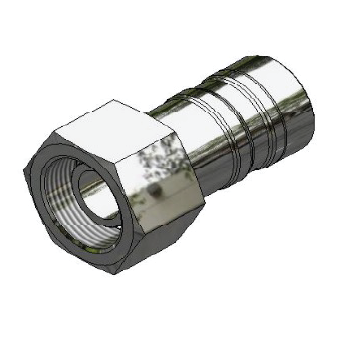 NPS Pipe Fitting - DM 20 Series - DM20068 DIN 24 degree female swivel