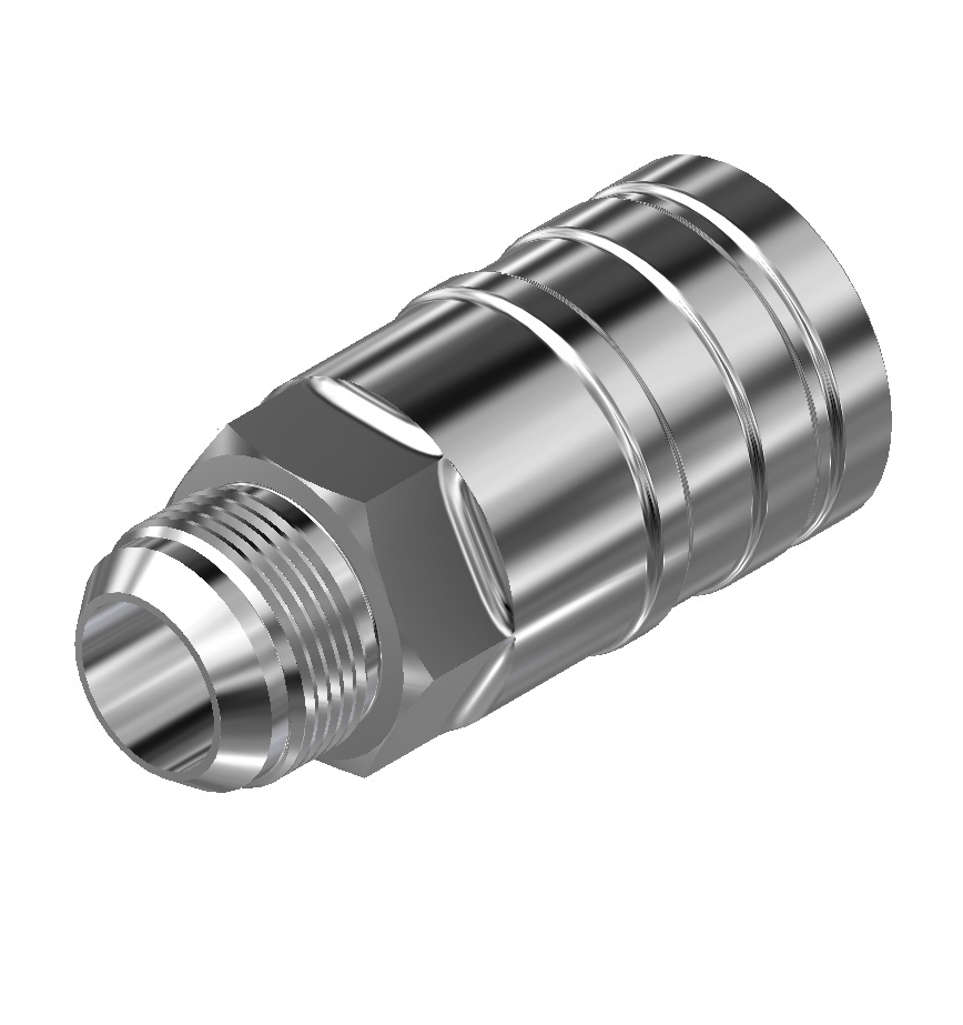 DM 80 Series Metric Tube - DM80055 JIC 37 degree male