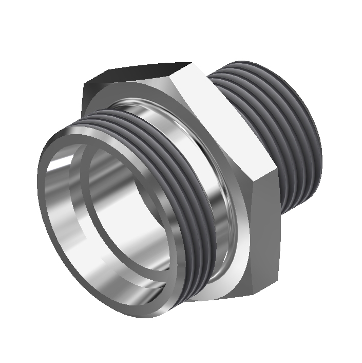 DM Series Tube Adapters - DM60163 SAE Male To DIN
Male Adapter
