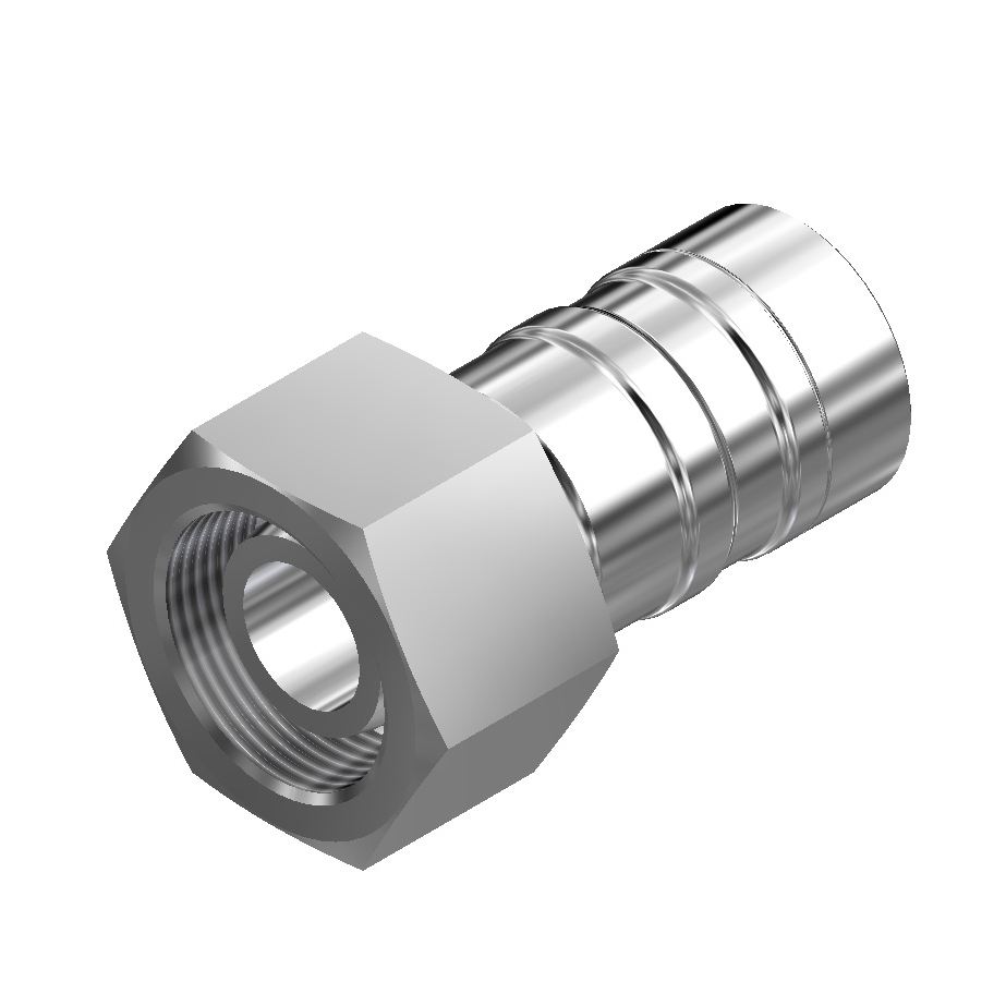 DM 80 Series Metric Tube - DM80068 DIN 24 degree female swivel