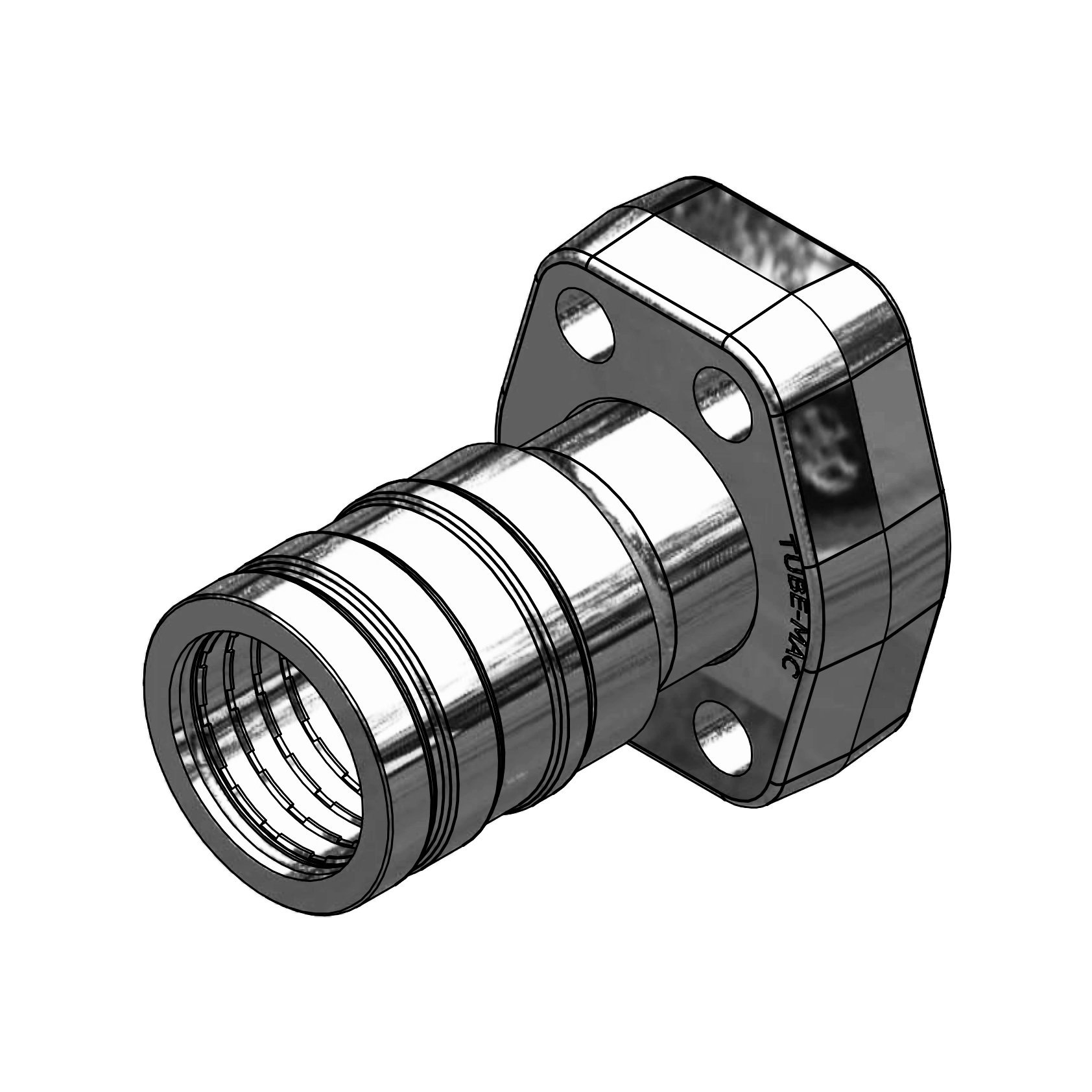 DM 80 Series Metric Tube - DM80092 ISO 6162-2 flange
